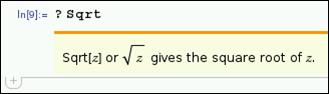 Square root function help